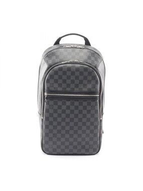 Louis Vuitton Backpack Michael Canvas Leather